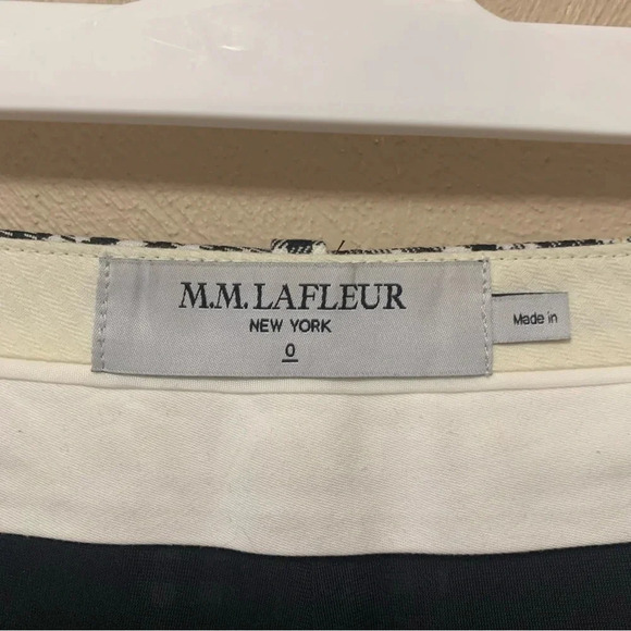 M.M. LaFleur Mejia Trouser Pant in Plaid Sharkskin Size 0 - Picture 14 of 16